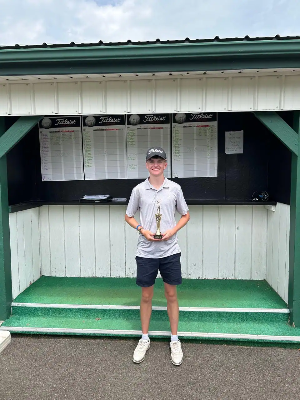 Owen Wright, a Cardinal Hills member, fired an even-par 70 to capture the boys Division I (16-18-year-olds) title at Monday’s first stop of the 56th Penn-York Junior Golf League season at Elkdale Country Club in Salamanca. Wright, a rising Cattaraugus-Little Valley senior, edged Louie Nedzinski by three strokes. | Photo provided