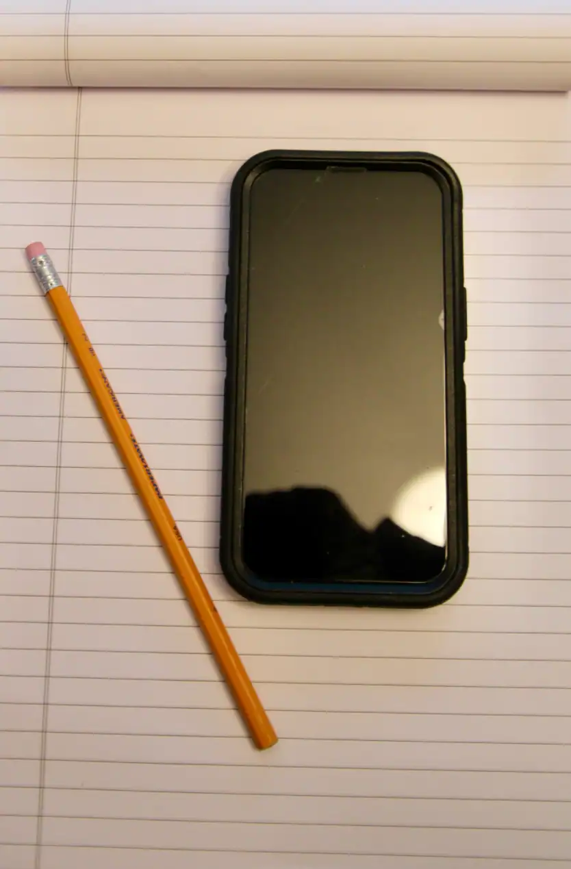 (Rick Miller/Olean Star) Student cell phones and other internet-enabled devices will not be permitted during school which starts the 2025-26 school year next week. Local school districts will require students to keep cell phones in their lockers from bell to bell.