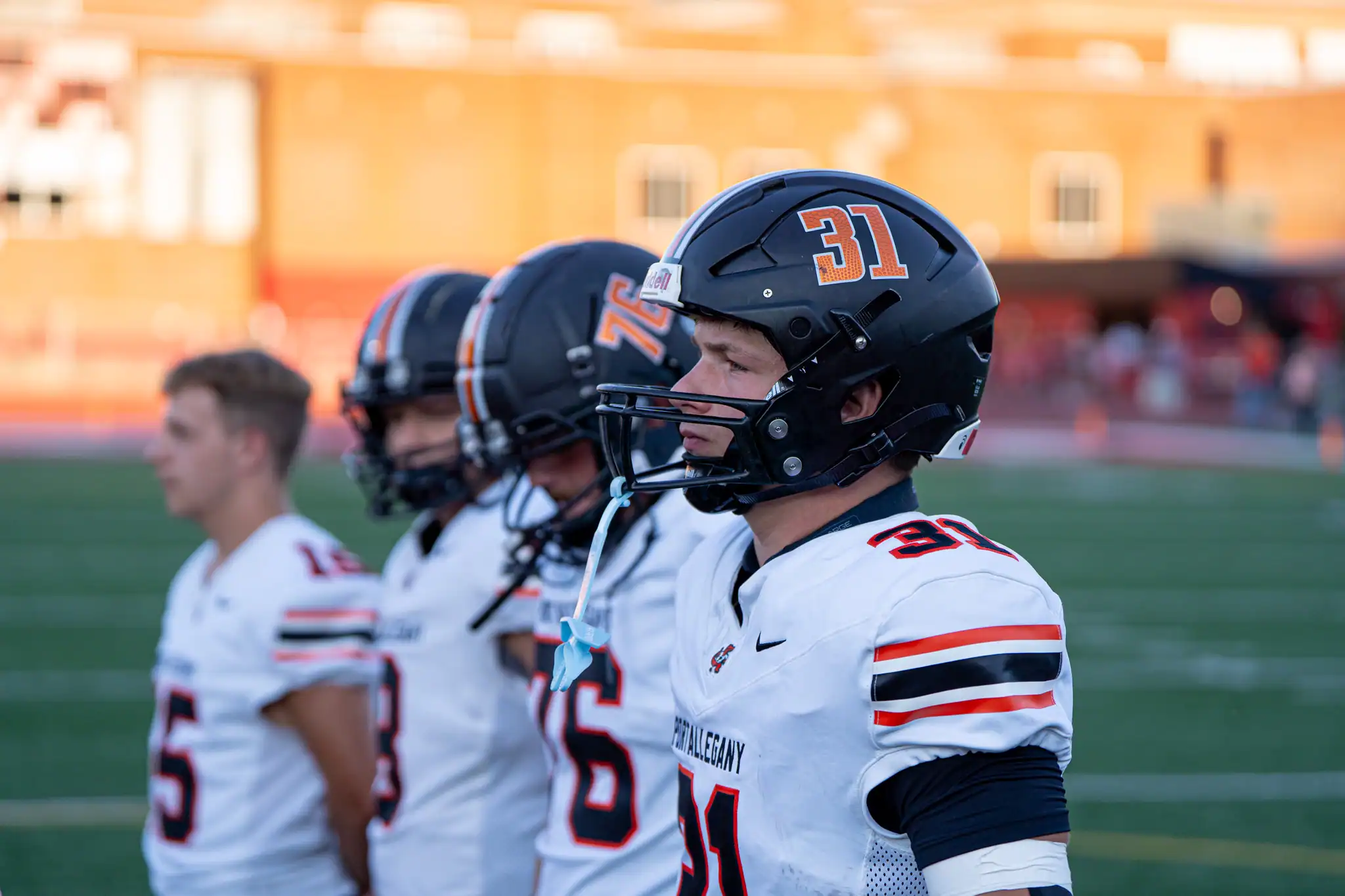 Going into his second year as a captain, Aidan Bliss (31) has led Port Allegany to a blazing 3-0 start as he and the Gators eye a return to the PIAA state championship. | Photo by Hunter O. Lyle