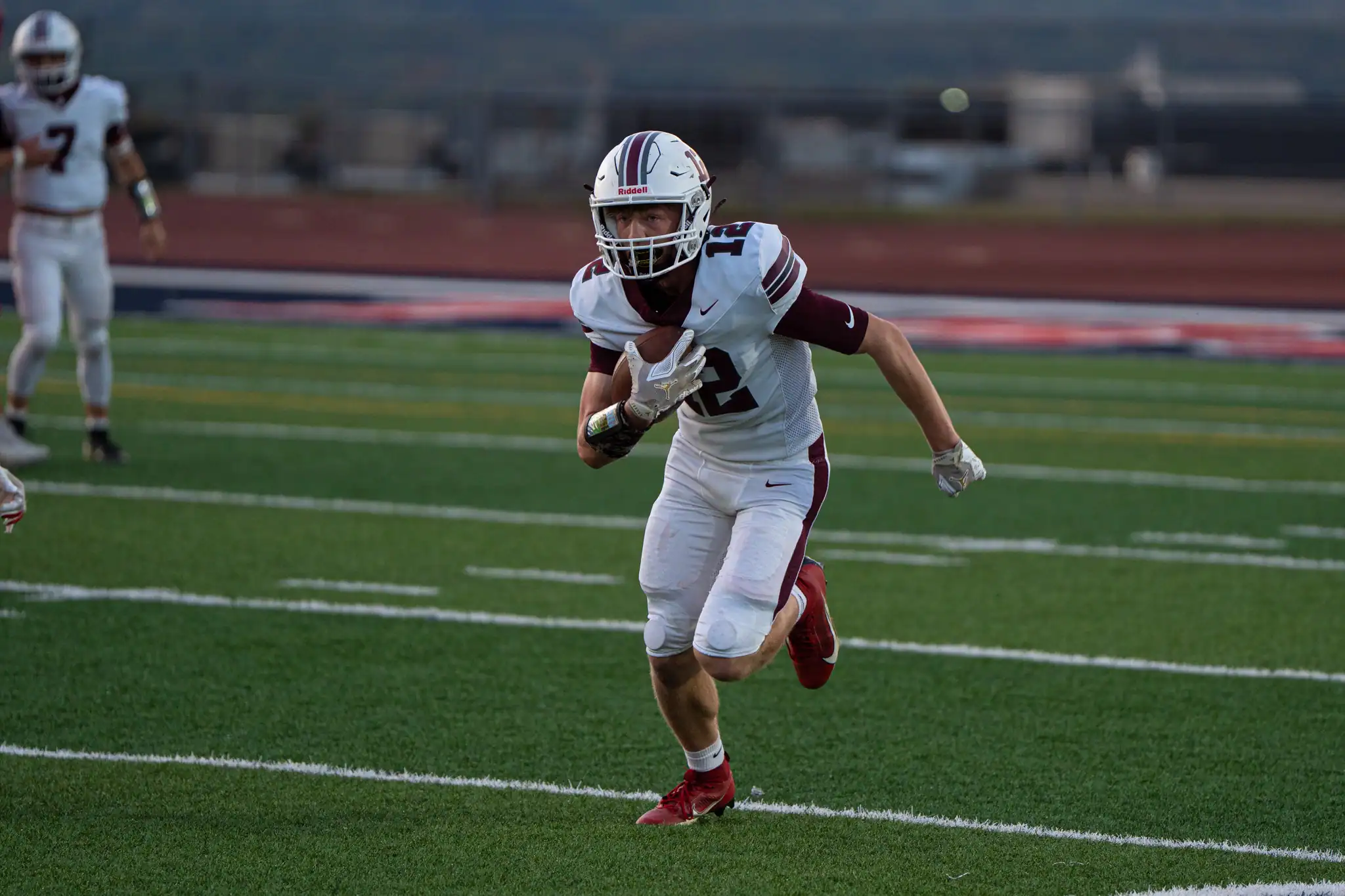 Portville's Kingston Loucks sprints up field during the Panthers' 34-0 loss to Southwestern/Frewsburg on Thursday. | Photo by Hunter O. Lyle