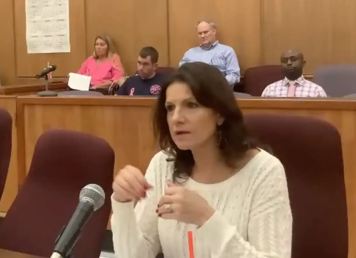 (City of Olean YouTube) Ward 4 Alderman Sonya McCall discusses homelessness issues during Tuesday's Committee of the Whole. McCall is a member of the Homelessness Task Force.