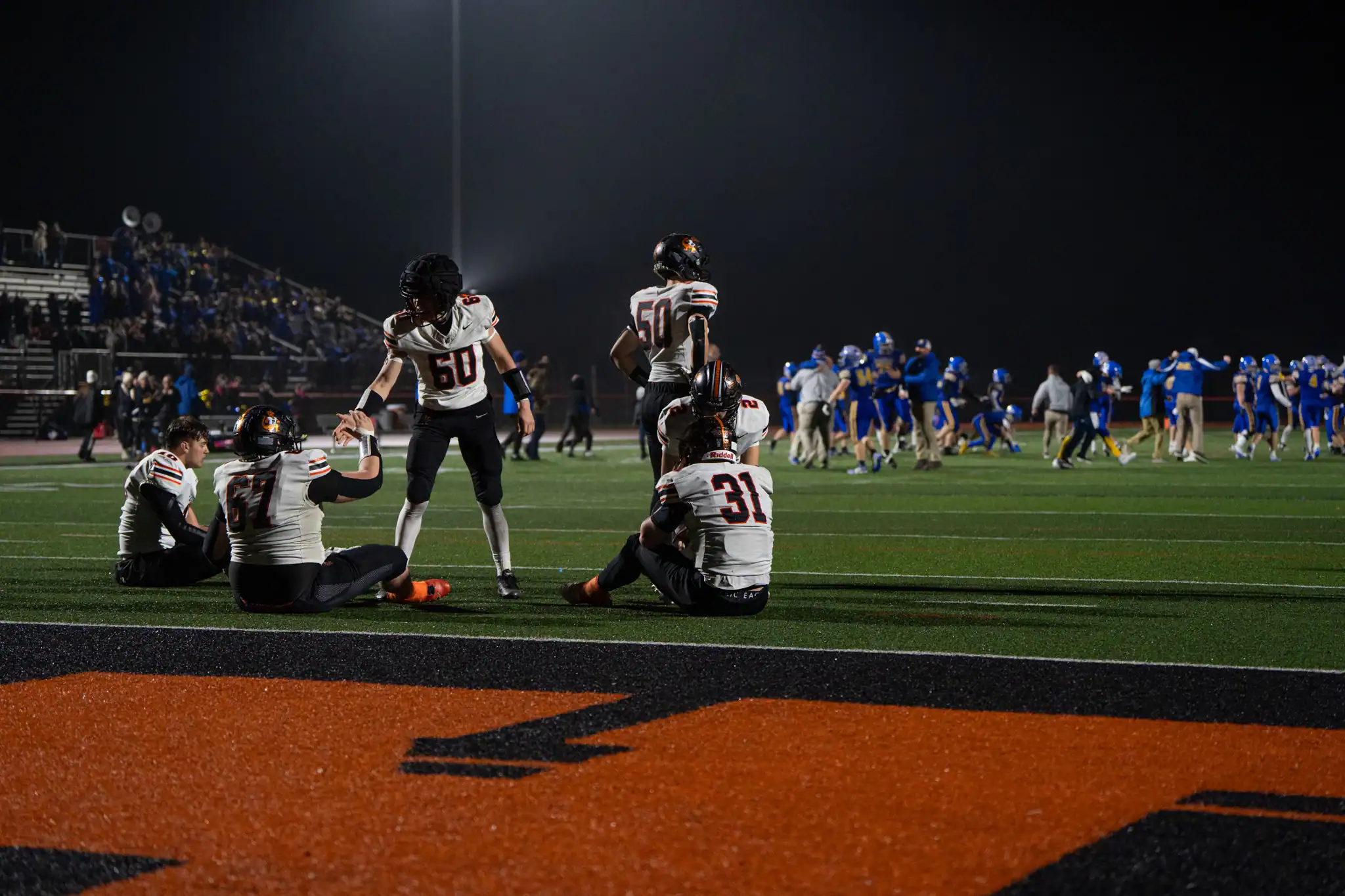 Unable to reach the endzone with just seconds left on the clock, the Port Allegany football team's season came to an end on the one yard line in the PIAA quarterfinals. | Photo by Hunter O. Lyle
